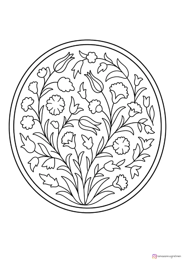 1. Sınıf Hayat Bilgisi Sanat Bize İyi Gelir 5 Farklı Çini Boyama Görselleri