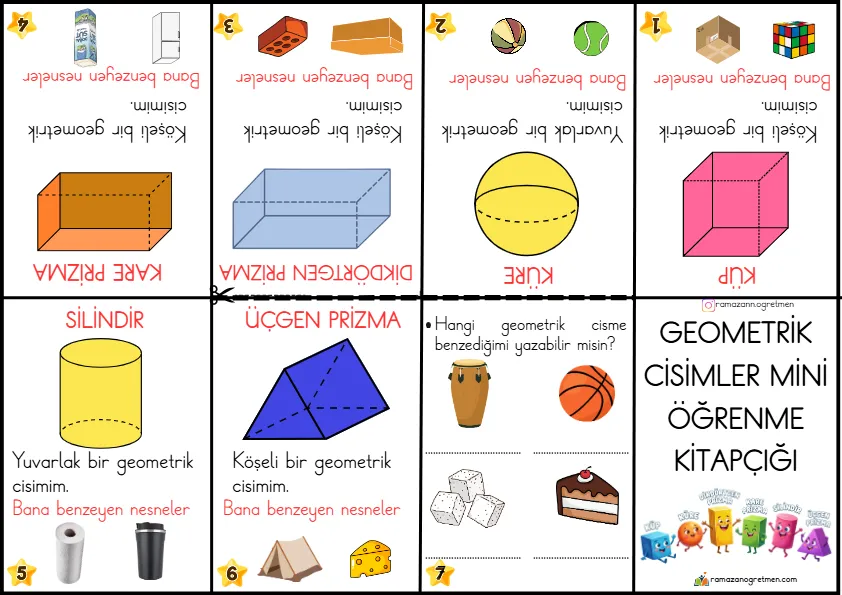 2. Sınıf Matematik Nesnelerin Geometrisi Geometrik Cisimler Mini Öğrenme Kitapçığı – (PDF) - Öğretmen Onaylı A4 Çıktı ve PDF 2. Sınıf Matematik Nesnelerin Geometrisi Geometrik Cisimler Mini Öğrenme Kitapçığı – (PDF) - MEB 2026-2027 Müfredatına Uygun İlkokul Kırtasiye İhtiyaç Listesi