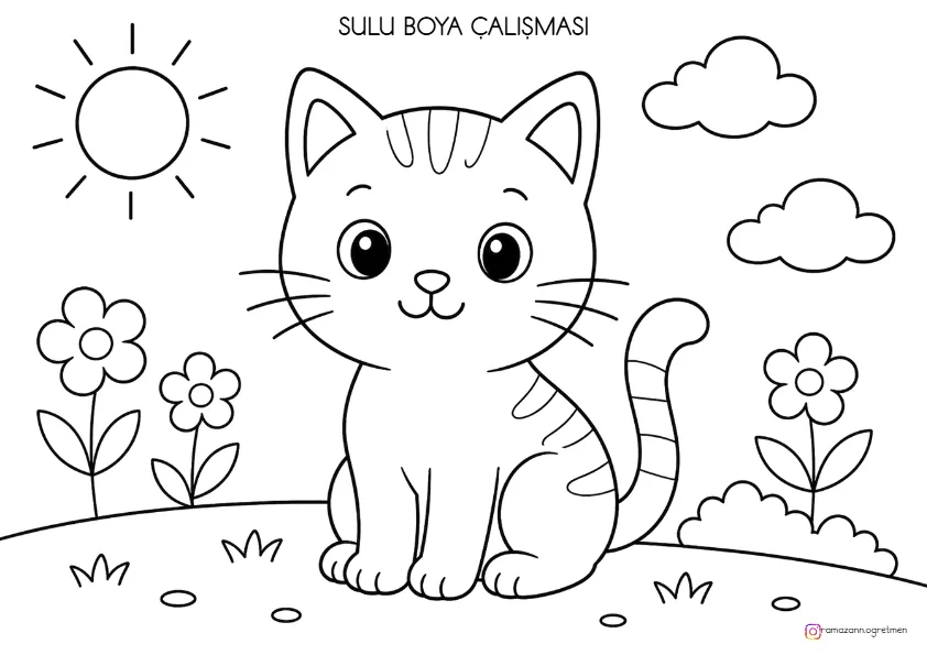 Sulu Boya Çalışması Görselleri 2 Sayfa